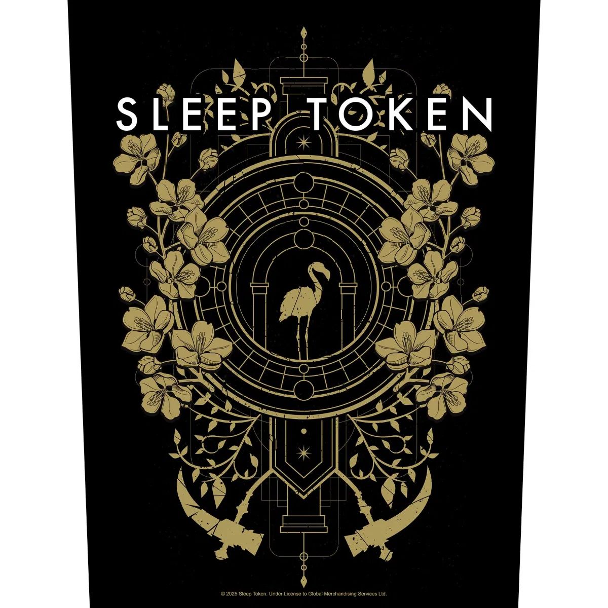 Sleep Token - Even In Arcadia Crest - Sew-On Back Patch (295mm x 265mm x 355mm)