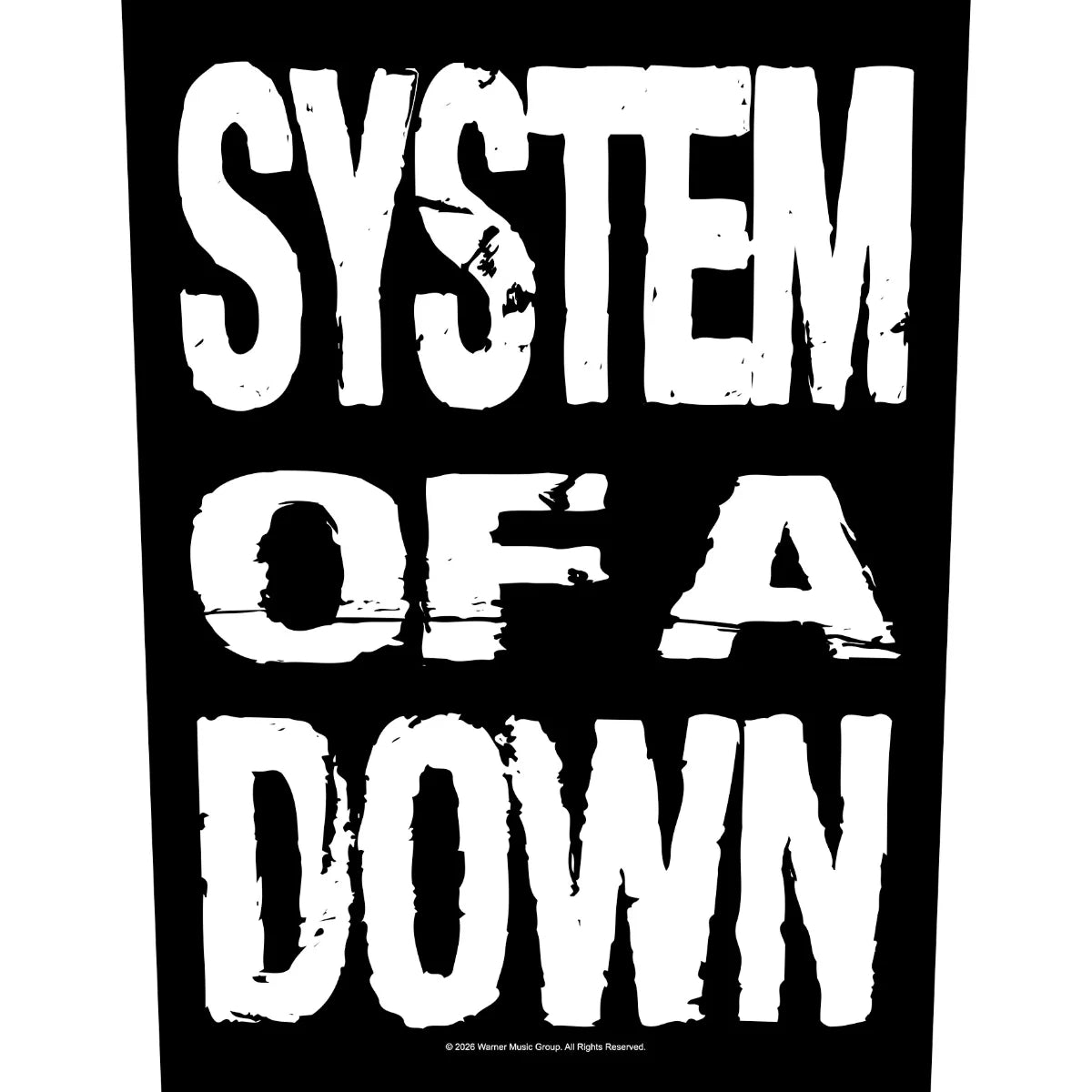 System Of A Down - Logo - Sew-On Back Patch (295mm x 265mm x 355mm) - COMING SOON