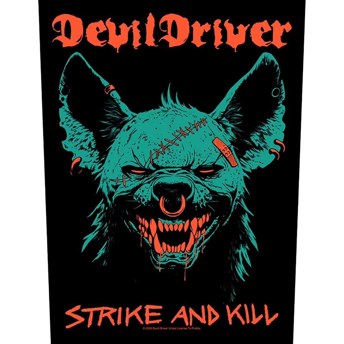 Devil Driver - Strike And Kill - Sew-On Back Patch (295mm x 265mm x 355mm) - COMING SOON