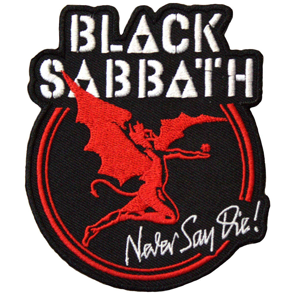 Black Sabbath - Never Say Die Demon (80mm x 100mm) Sew-On Patch