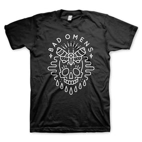 Bad Omens - Skull Moth Black Shirt