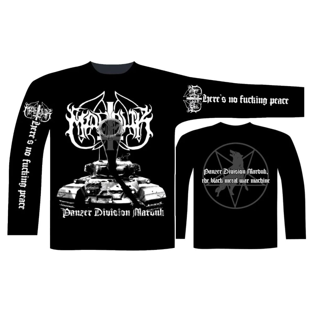 Marduk - Panzer Division Black Long Sleeve Shirt - 100% Official Merchandise