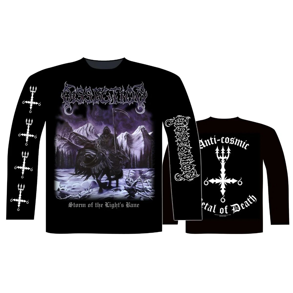 Dissection - Storm Of The Lights Bane Black Long Sleeve Shirt - COMING SOON