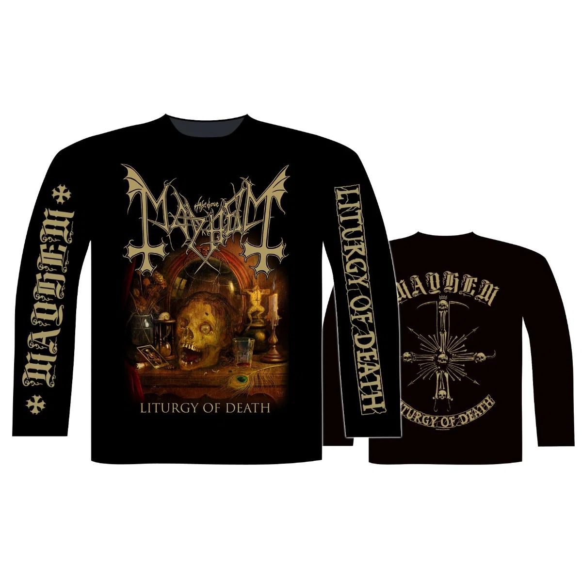 Mayhem - Liturgy Black Long Sleeve Shirt - 100% Official Merchandise - COMING SOON