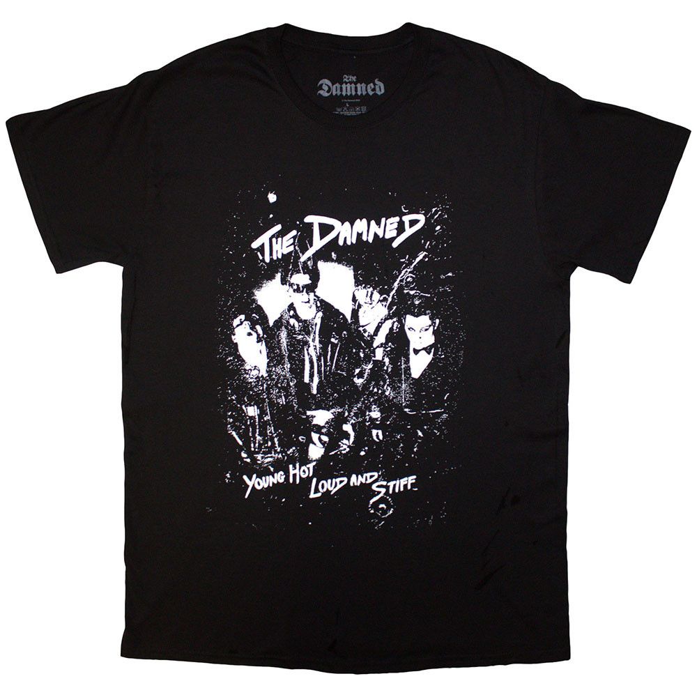 Damned - Young, Hot, Loud And Stiff Black Shirt - 100% Official Merchandise - COMING SOON