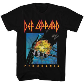 Def Leppard - 3XL, 4XL, 5XL Pyromania Black Shirt