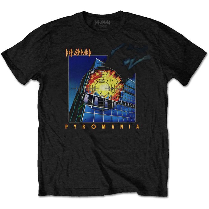 Def Leppard - Pyromania Black Shirt