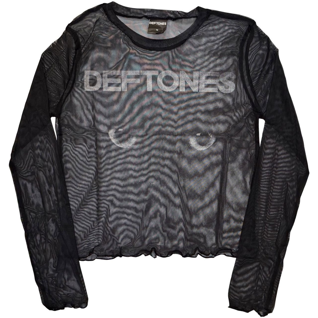 Deftones - Sphynx Womens Black Long Sleeve Mesh Top - 100% Official Merchandise - COMING SOON