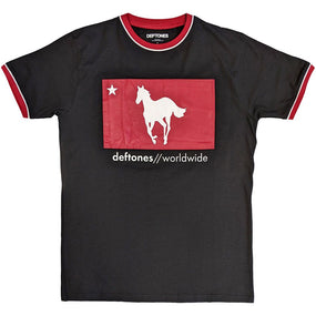 Deftones - Star and Pony Black Ringer Shirt - COMING SOON
