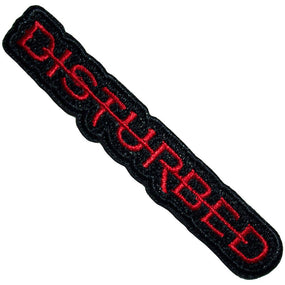 Disturbed - Text Logo (90mm x 15mm) Sew-On Patch