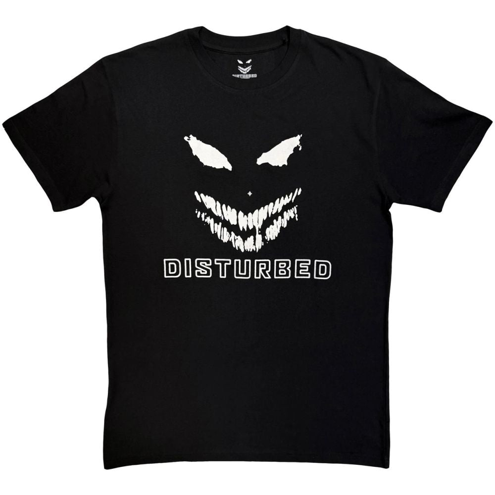 Disturbed - Logo Black Shirt (Mono Logo Range) - 100% Official Merchandise - COMING SOON