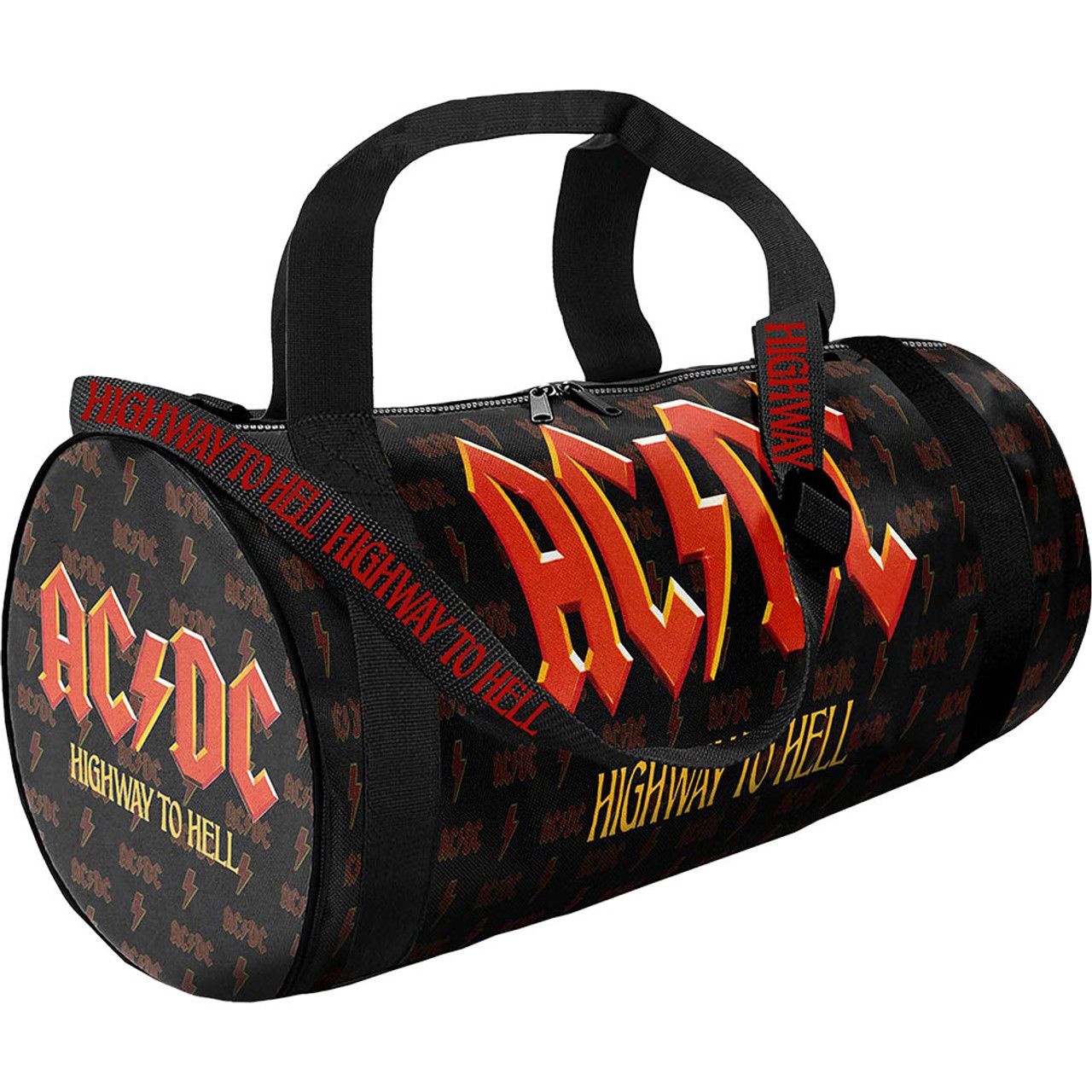 ACDC - Duffle Bag (Logo) (50cm L x 25cm Dia) - COMING SOON