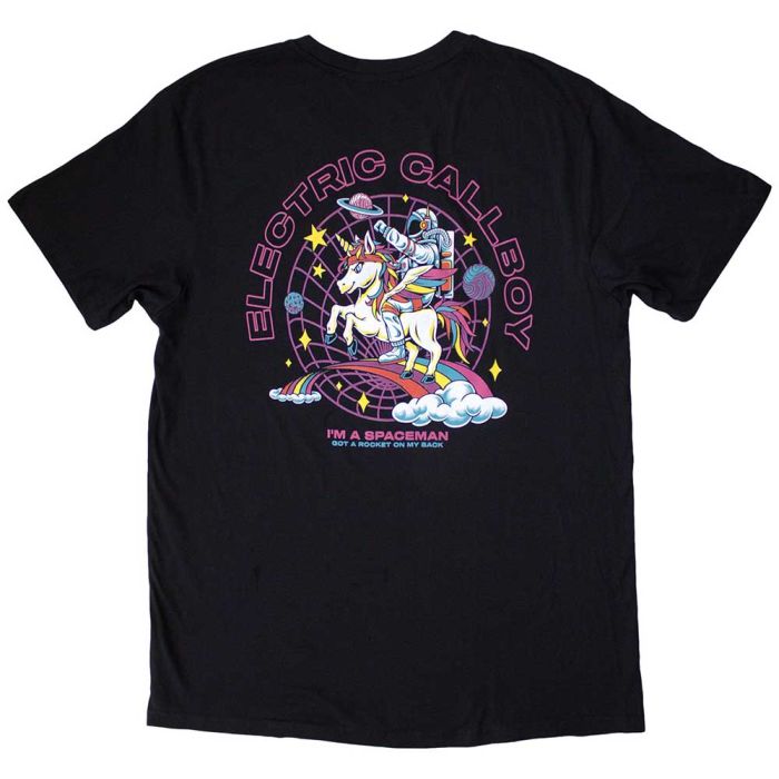 Electric Callboy - Spaceman Unicorn Black Shirt