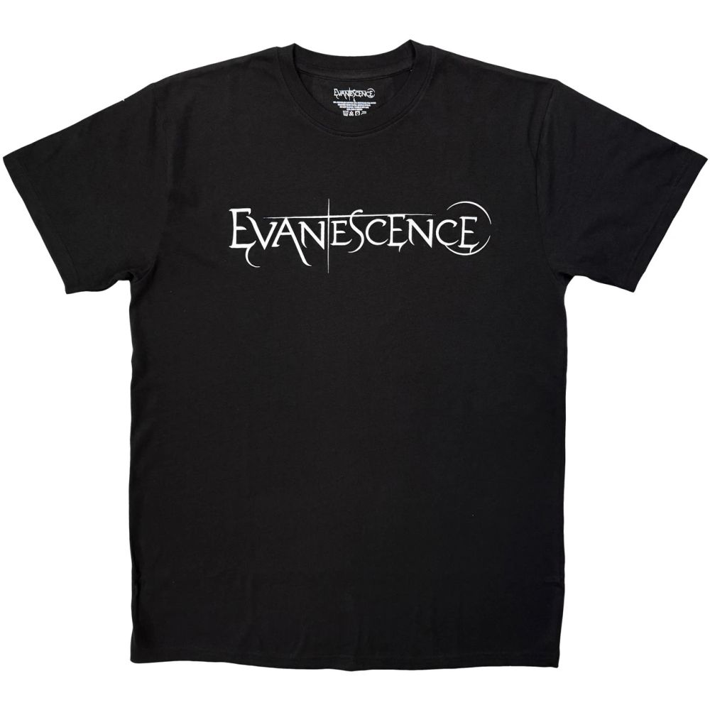 Evanescence - Logo Black Shirt (Mono Logo Range) - 100% Official Merchandise - COMING SOON