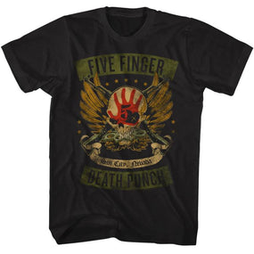 Five Finger Death Punch - 3XL, 4XL, 5XL Locked and Loaded Black Shirt