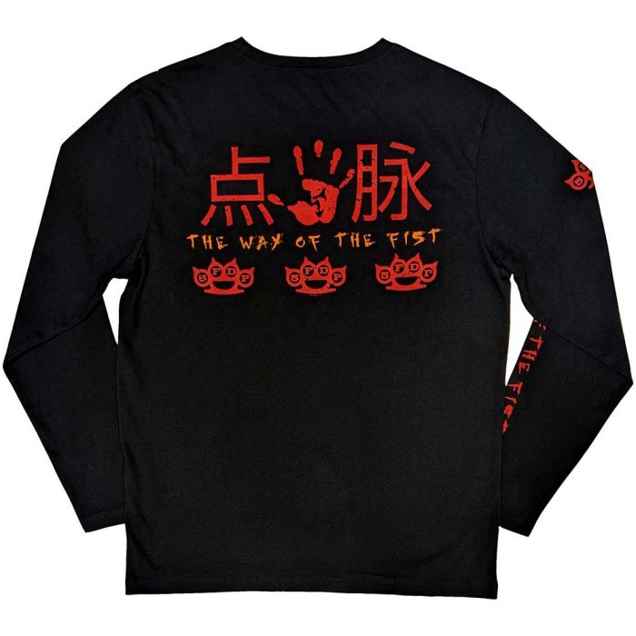 Five Finger Death Punch - Way Of The Fist Long Sleeve Black Shirt