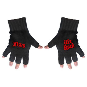 Dio - Fingerless Gloves (We Rock)