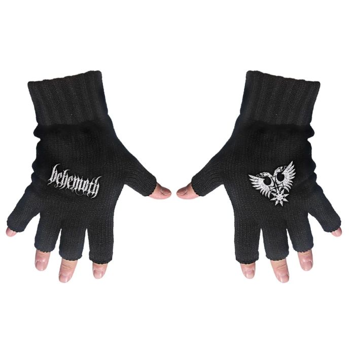 Behemoth - Fingerless Gloves (Logo & Eagle)