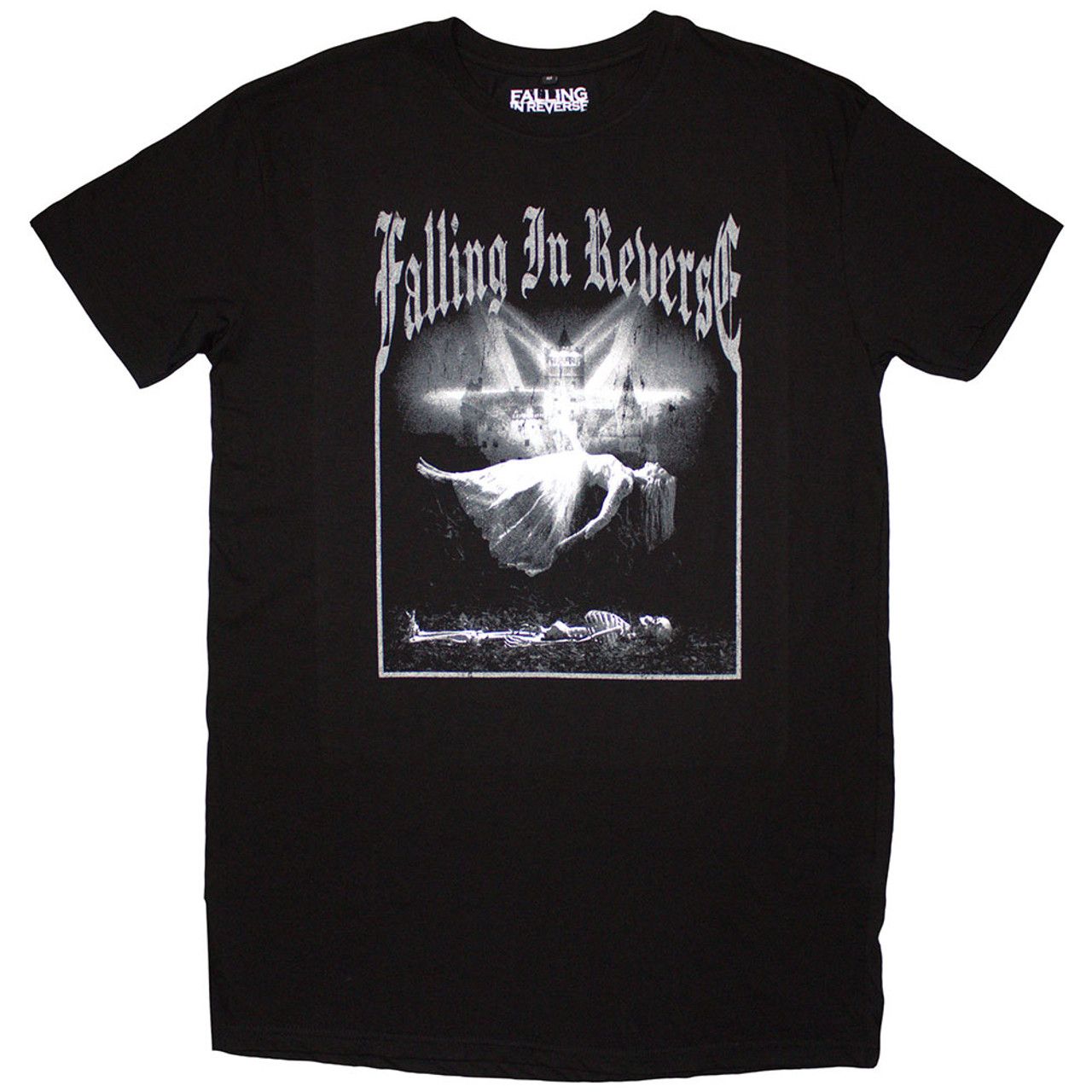Falling In Reverse - Falling Fitted Black Dress Shirt