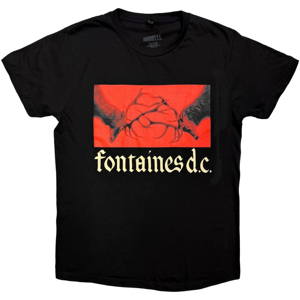 Fontaines D.C. - Stags Black Shirt - 100% Official Merchandise - COMING SOON