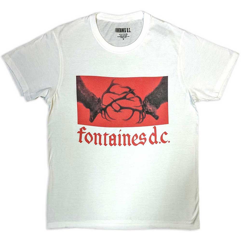 Fontaines D.C. - Stags White Shirt - 100% Official Merchandise
