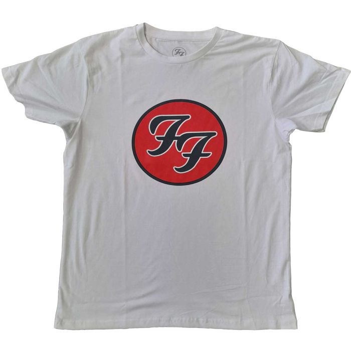 Foo Fighters - FF Logo White Shirt