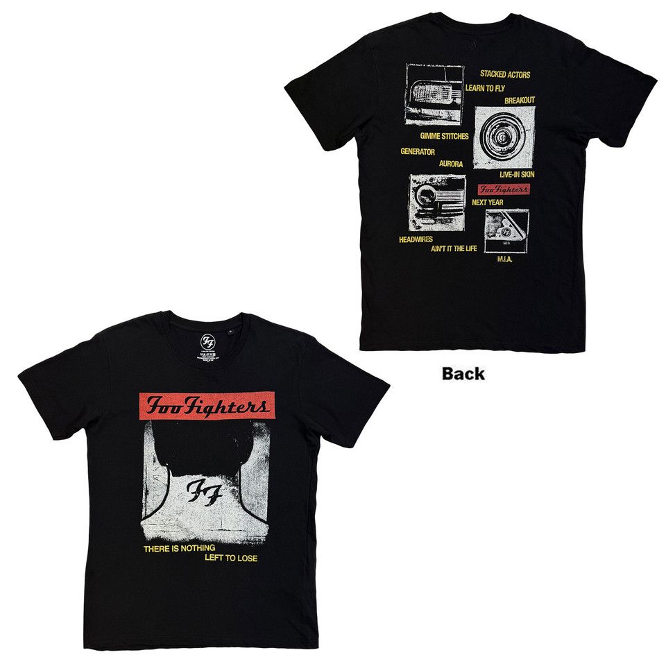 Foo Fighters - Nothing Left To Lose Black Shirt - 100% Official Merchandise - COMING SOON