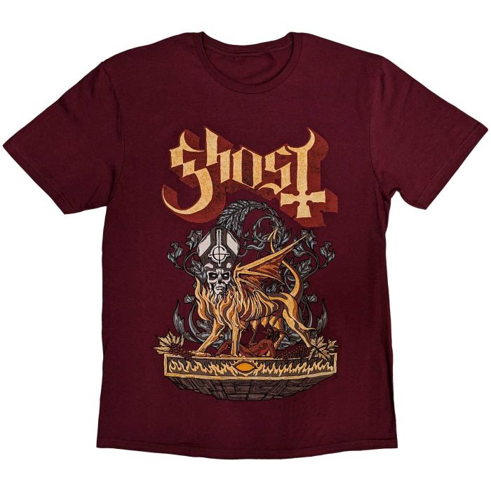 Ghost - Firemilk Maroon Shirt