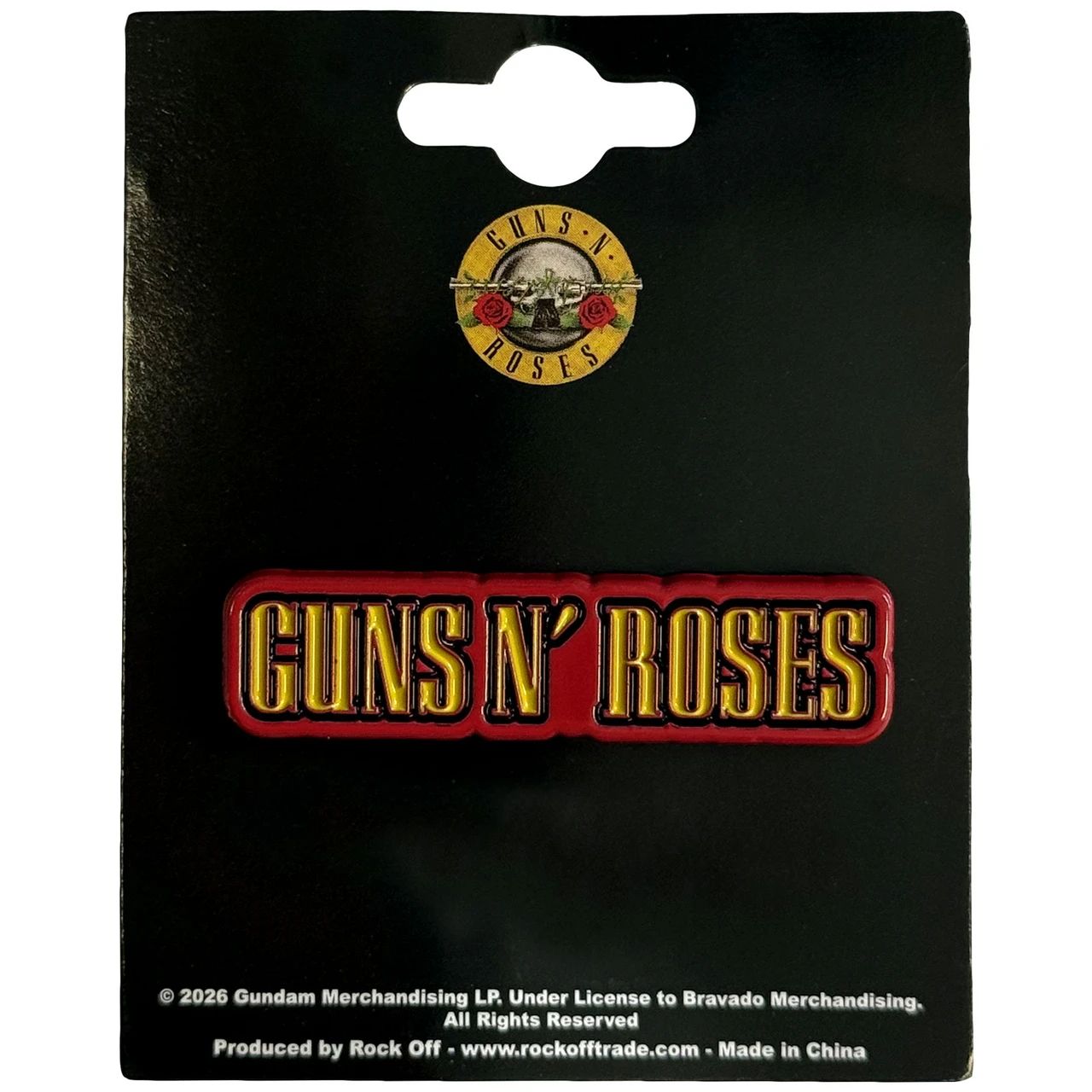 Guns N Roses - Pin Badge - Text Logo