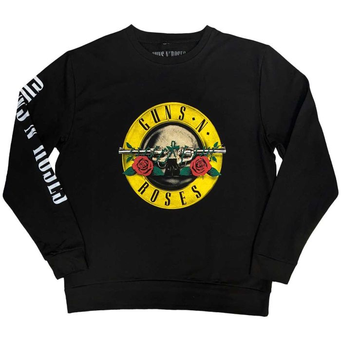 Guns N Roses - Classic Bullet Black Sweatshirt