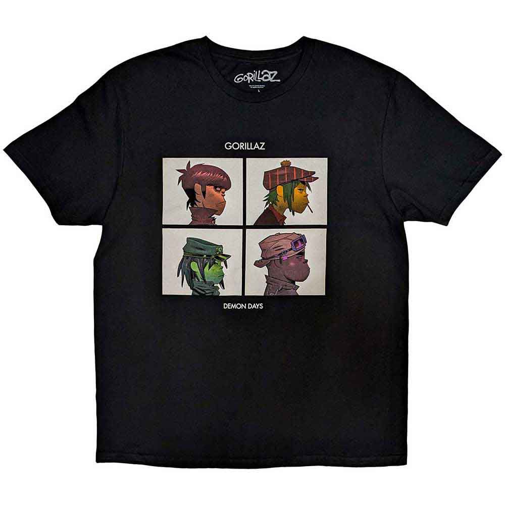 Gorillaz - Demon Days Toddler and Youth Black Shirt