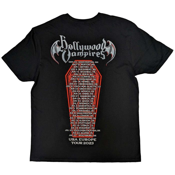 Hollywood Vampires - 2023 Tour Black Shirt