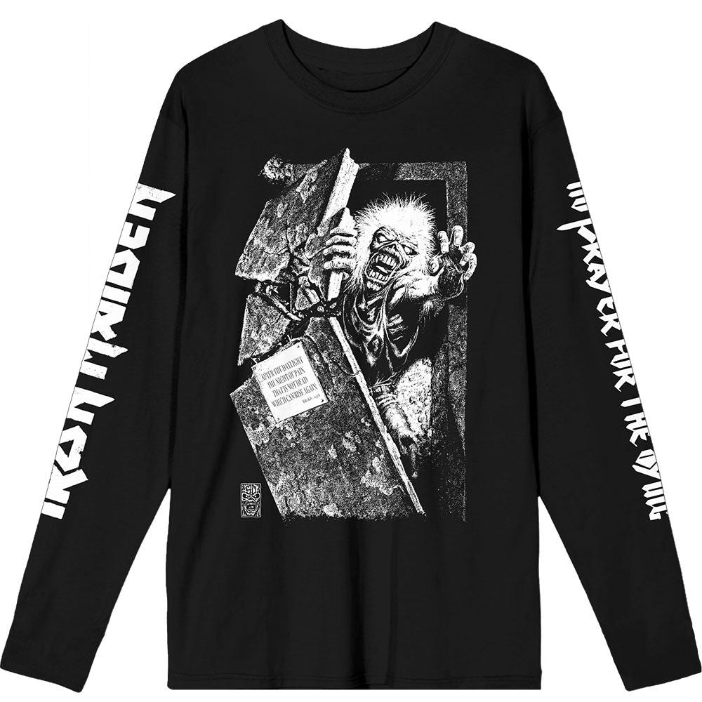 Iron Maiden - No Prayer For The Dying Long Sleeve Black Shirt - 100% Official Merchandise - COMING SOON