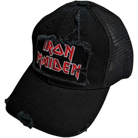 Iron Maiden - Trucker Cap (Scuffed Logo)