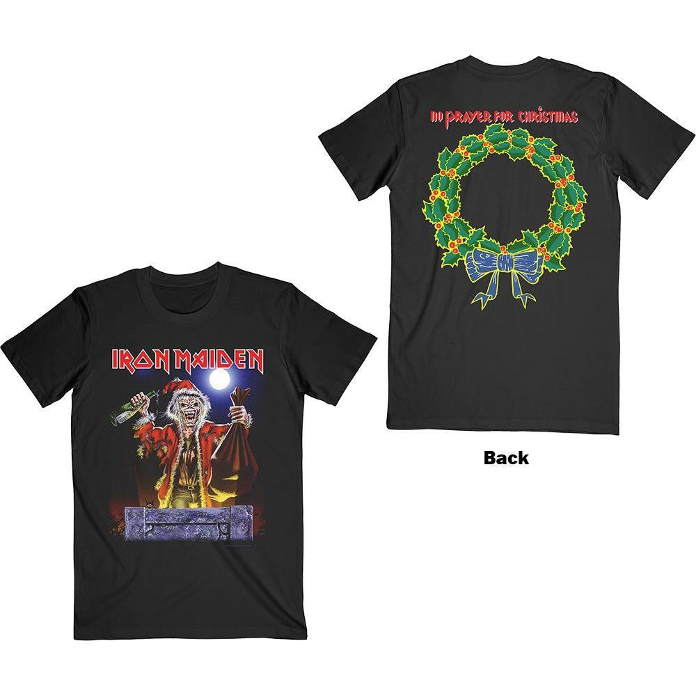 Iron Maiden - No Prayer For Xmas Black Shirt - 100% Official Merchandise
