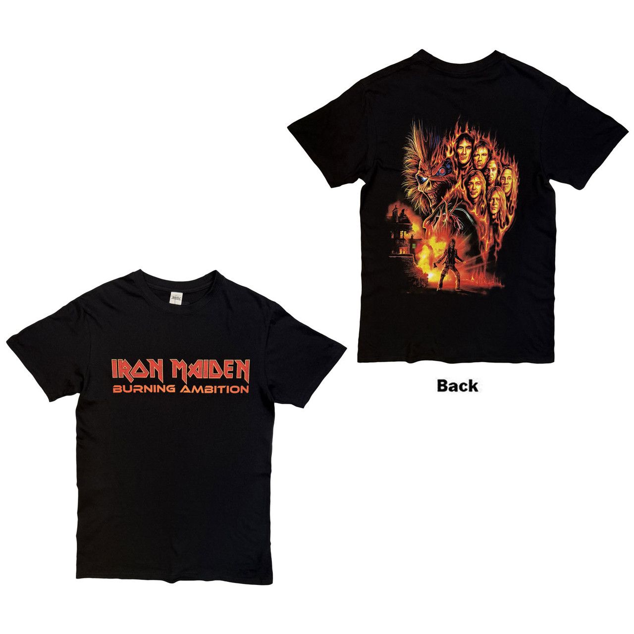 Iron Maiden - Burning Ambition Black Shirt - 100% Official Merchandise - COMING SOON