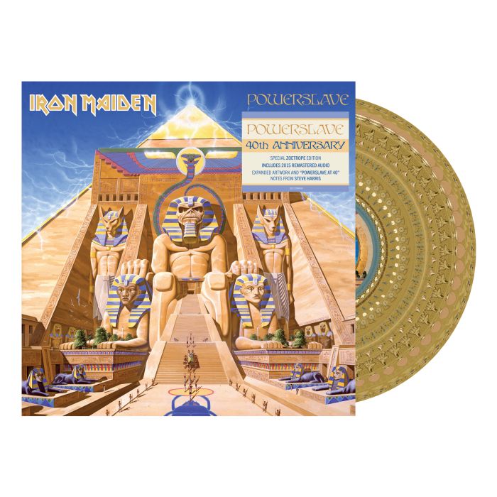 Iron Maiden - Powerslave (Ltd. 40th Anniversary Ed. 2024 Zoetrope Picture Disc gatefold reissue) - Vinyl - New