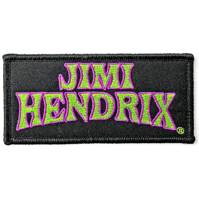 Hendrix, Jimi - Arched Logo (95mm x 45mm) Sew-On Patch