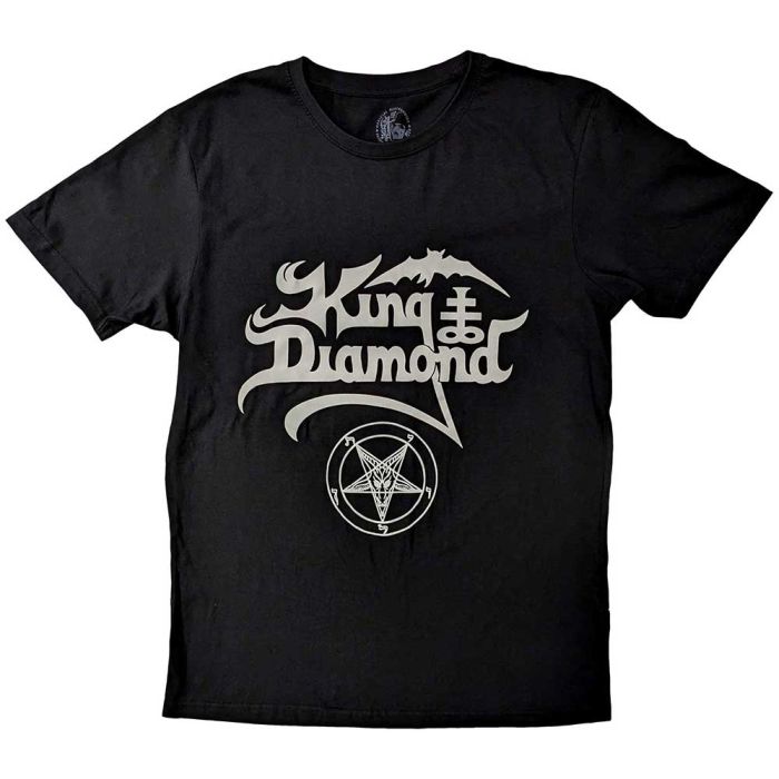 King Diamond - Logo With Pentagram Black Shirt