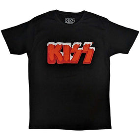 Kiss - Holiday Logo Xmas Black Shirt