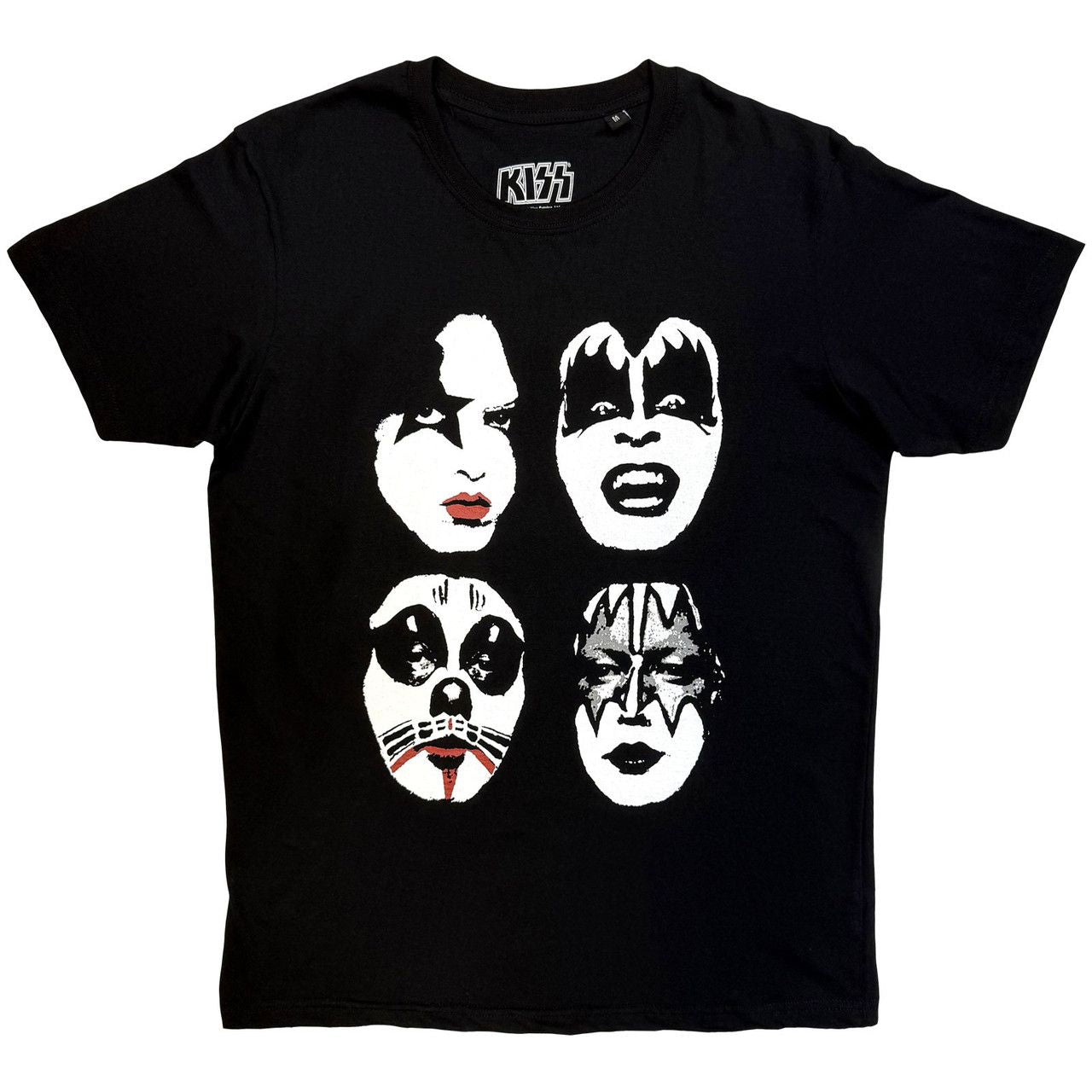 Kiss - Faces Black Shirt - 100% Official Merchandise - COMING SOON