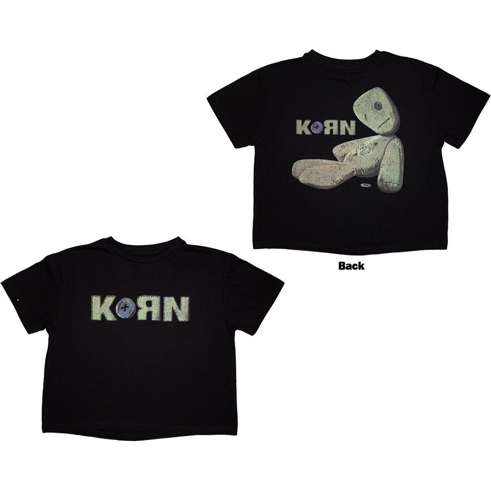 Korn - Issues Black Crop Top