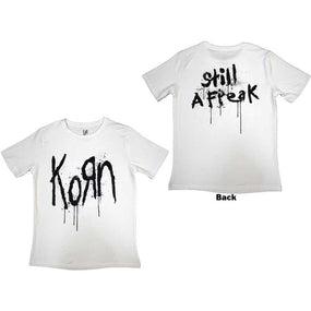 Korn - Still A Freak Womens White Shirt