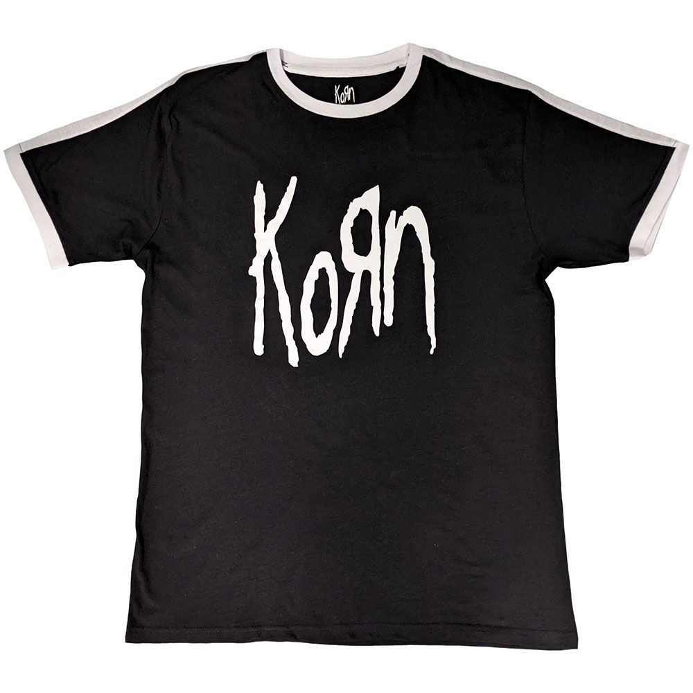Korn - Logo Black Ringer Shirt - COMING SOON