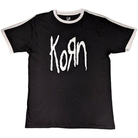 Korn - Logo Black Ringer Shirt - COMING SOON