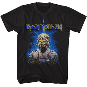 Iron Maiden - 3XL, 4XL, 5XL Powerslave Eddie Black Shirt