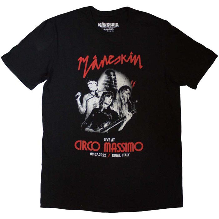 Maneskin - Circo Massimo Black Shirt