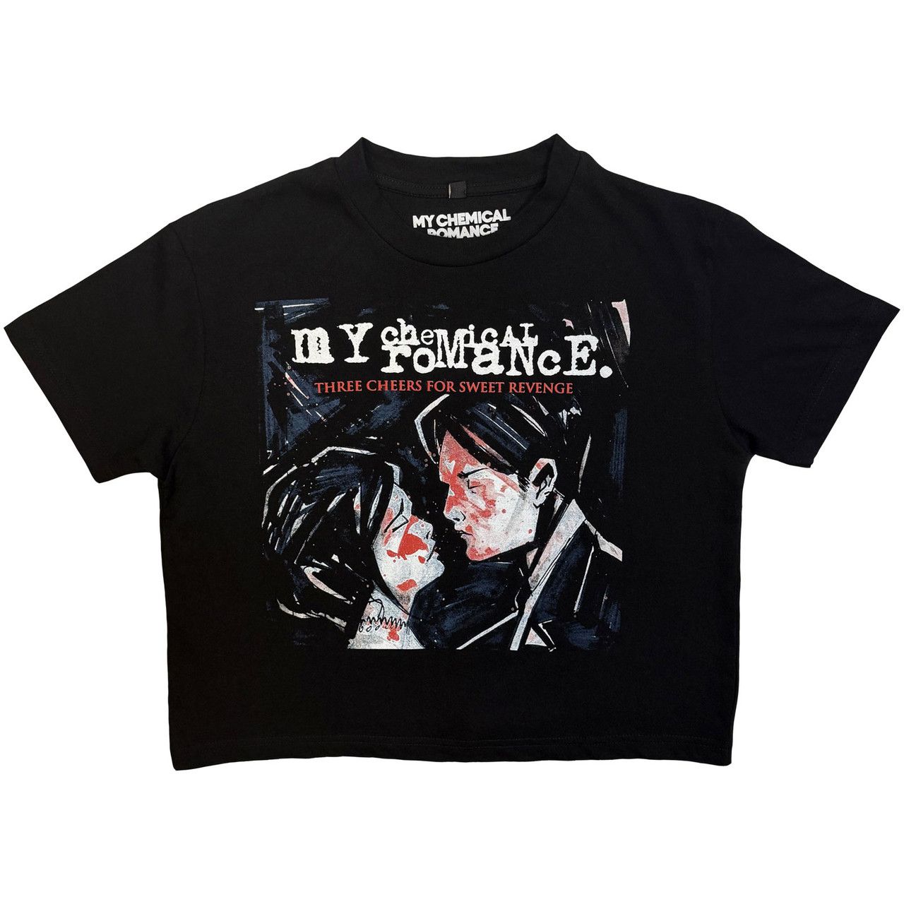 My Chemical Romance - Three Cheers Womens Black Crop Top - 100% Official Merchandise - COMING SOON
