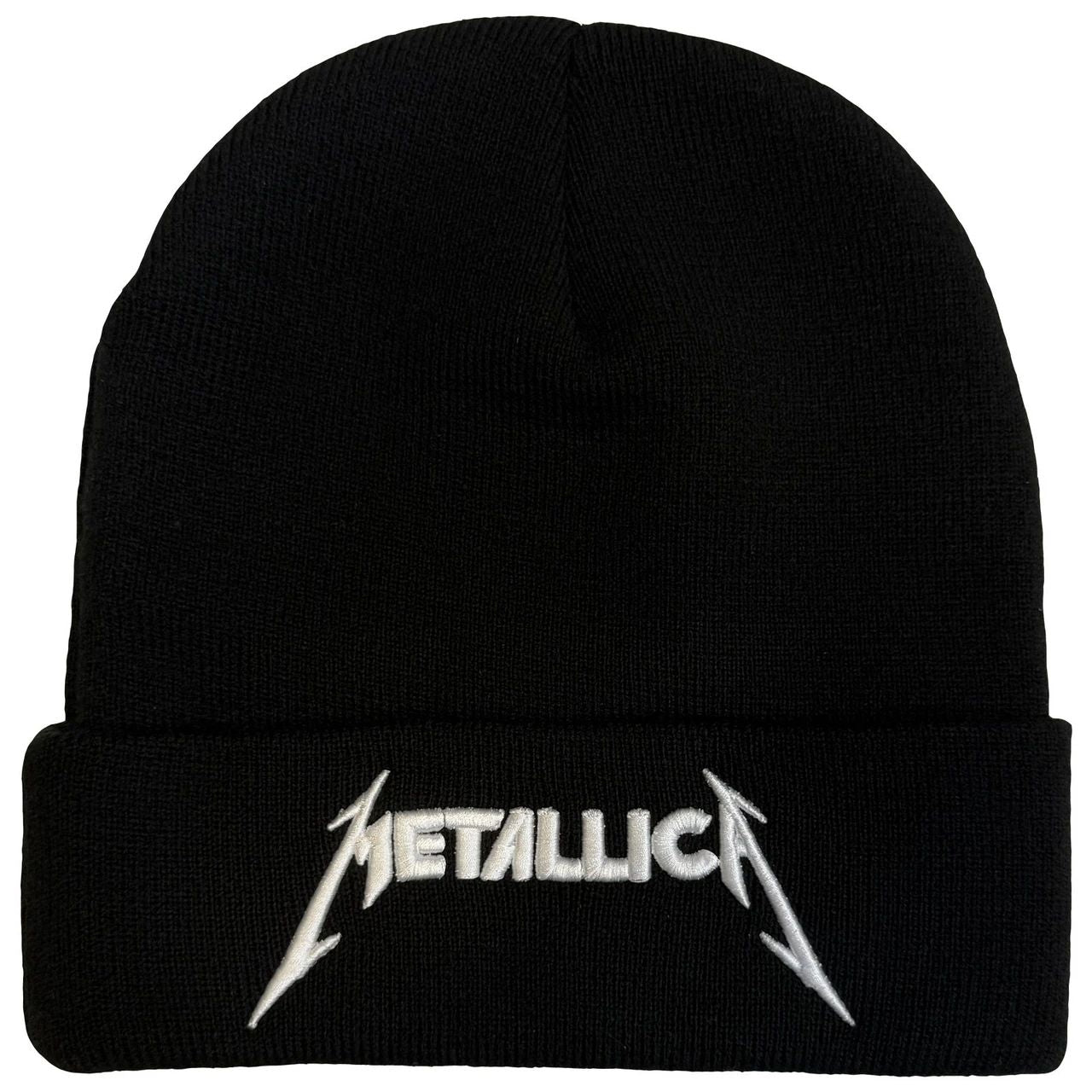 Metallica - Knit Beanie - Embroidered - White Logo - COMING SOON