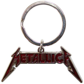 Metallica - Keyring (55mm x 20mm) - Red Logo